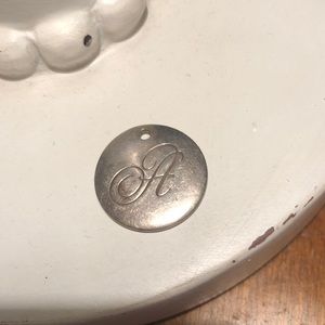 Tiffany’s A Monogram Charm for necklace